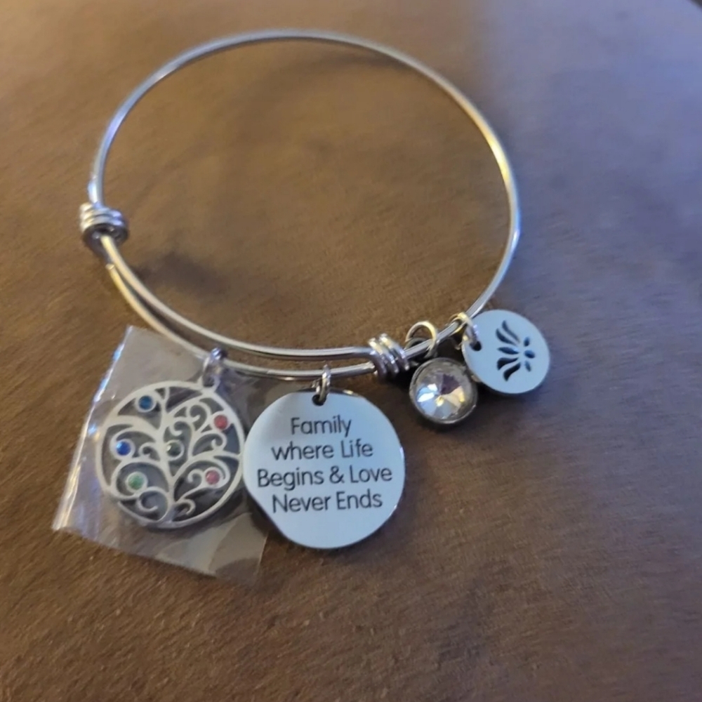 Family bangel bracelet